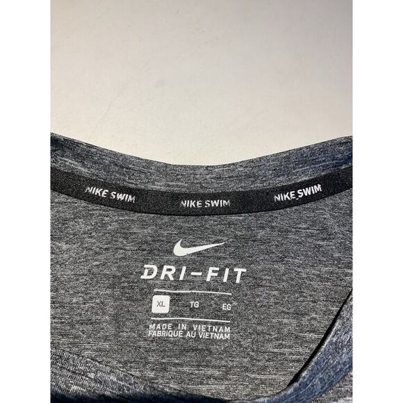 Nike Swim dri fit Tee Shirt UPF 40+ Men’s Size Xl Gray - Picture 3 of 4